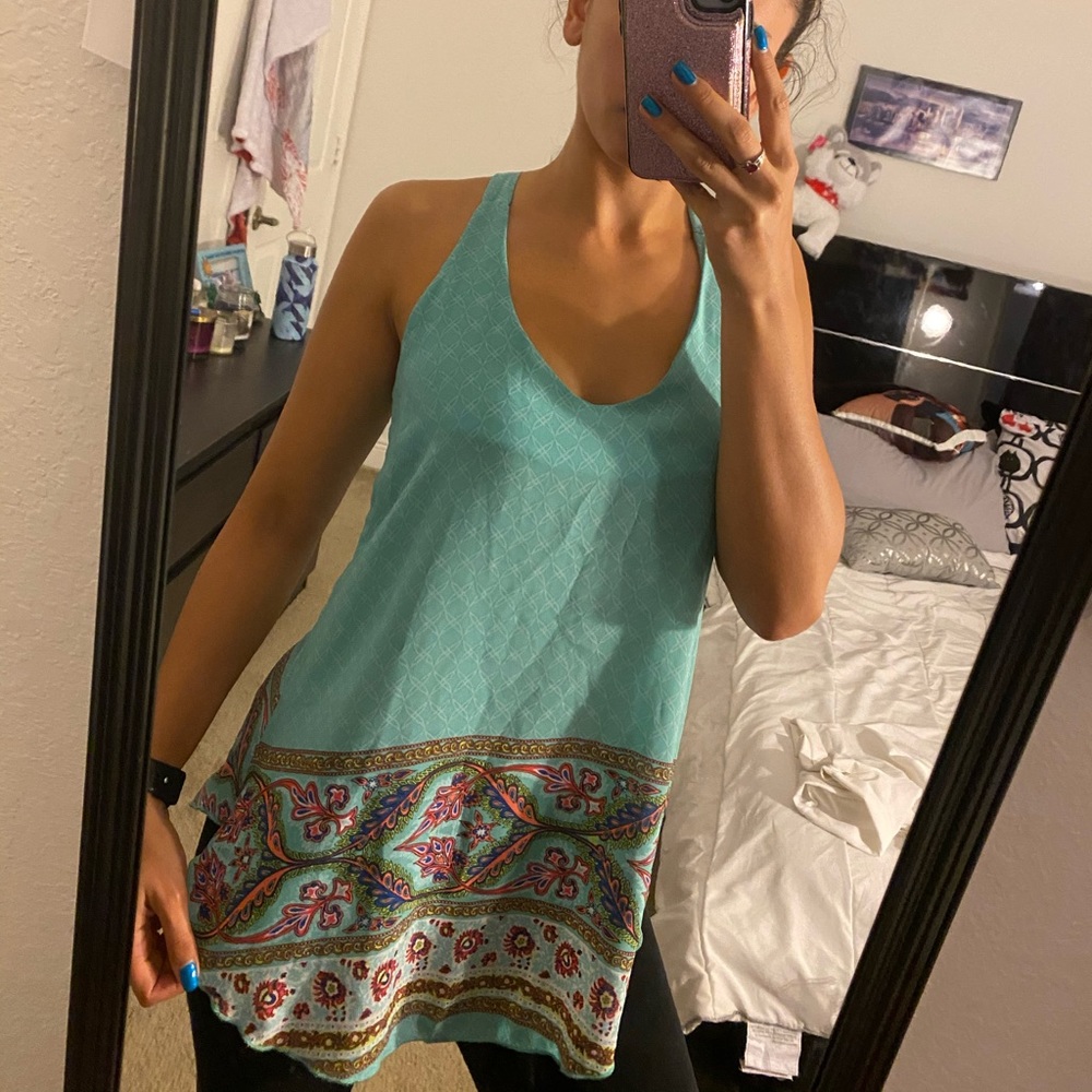 Flowy tank top blouse